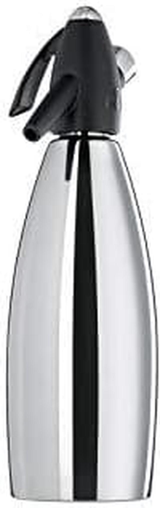 iSi Stainless Steel Soda Siphon, 1 Quart, Stainless 