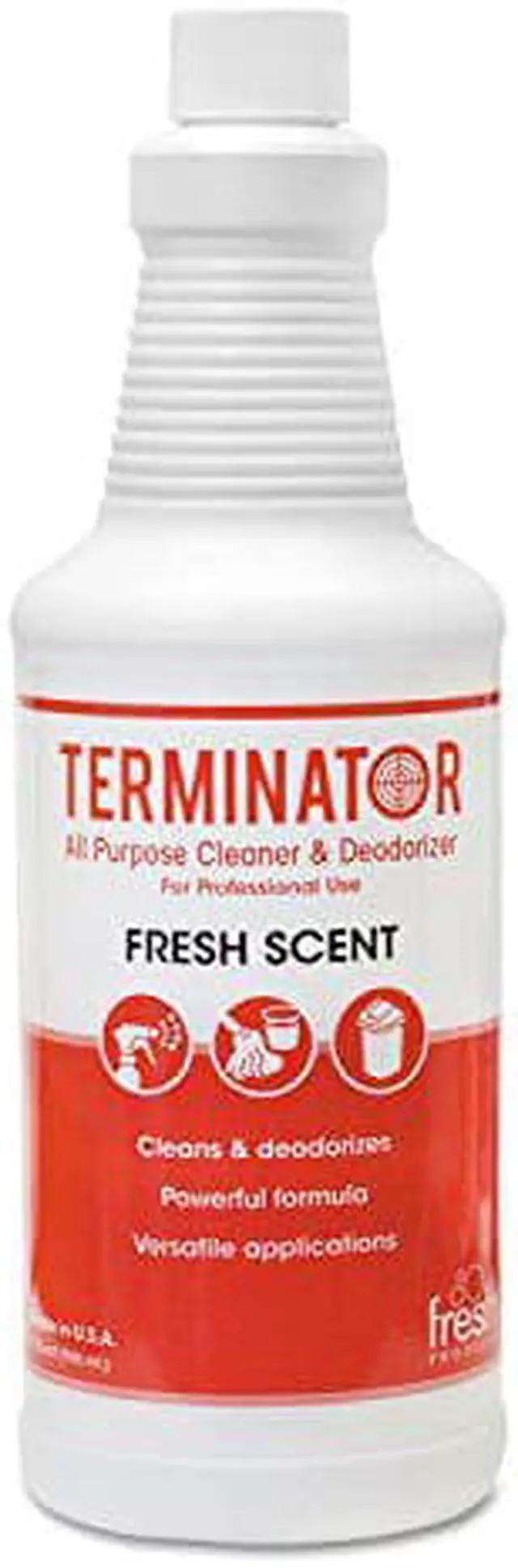 Alt view image 6 of 8 - Fresh Products 1232TNCT Terminator Deodorizer All-Purpose Cleaner, 32oz Bottles, 12/Carton, 1 Carton