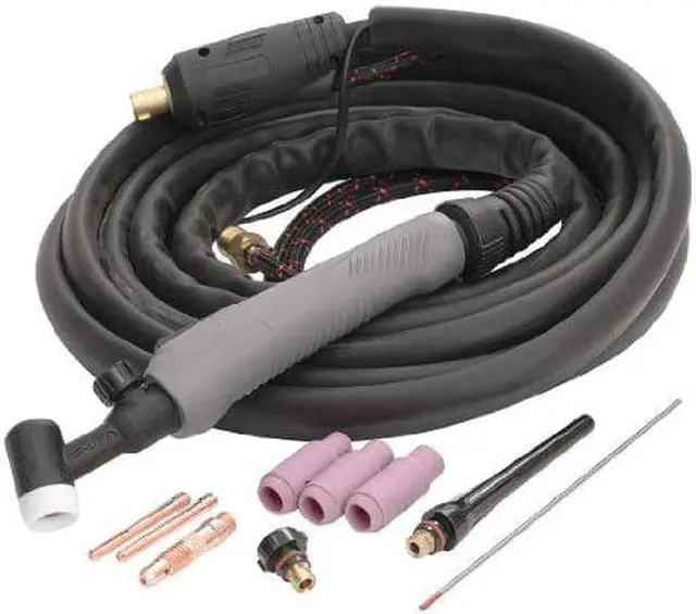 Alt view image 4 of 4 - ESAB W4014603 TIG Torch And Accessories For 211i