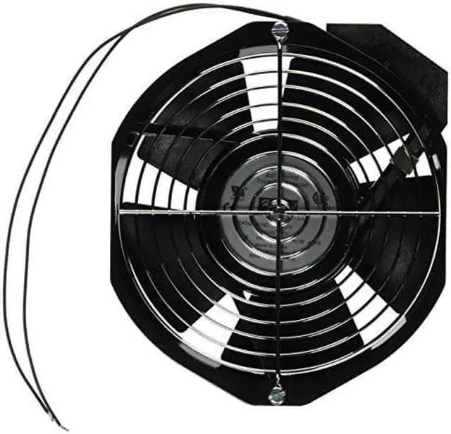Alt view image 5 of 5 - HOFFMAN A6AXFN Axial Fan, Round, 115V AC, 1140 cfm, 6.77" W.