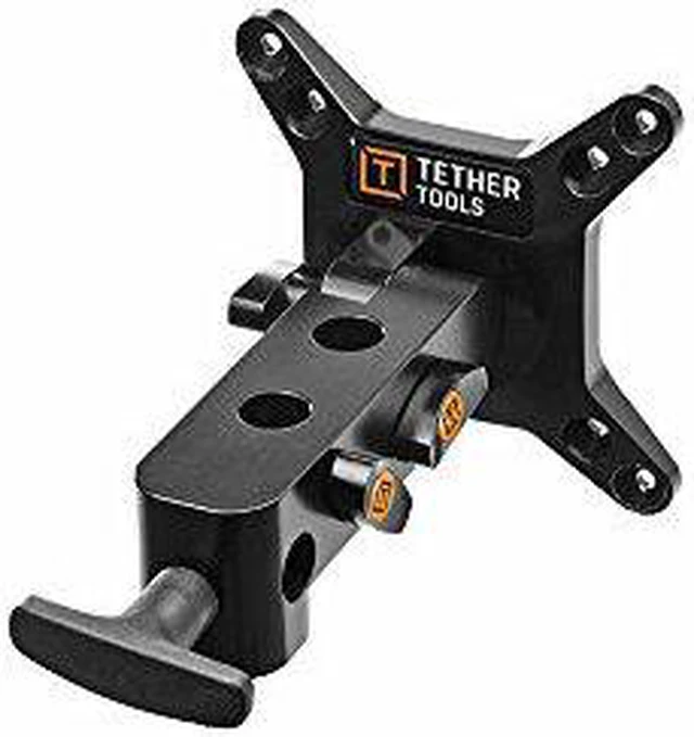 Alt view image 8 of 10 - Tether Tools Rock Solid VESA Studio Monitor Mount for Stands #STDVU-2