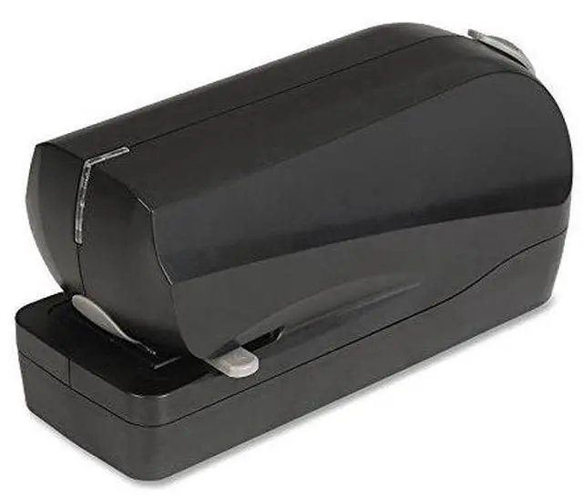 Alt view image 6 of 9 - Business Source Electric Stapler Flat Clinch 20 Sht/ 210 Capacity BK 62877