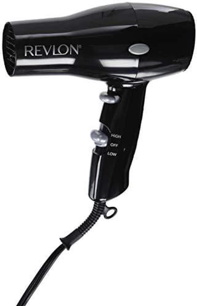 Alt view image 10 of 16 - Revlon Essentials 1875W Black 2 Heat Compact Hair Dryer RVDR5034
