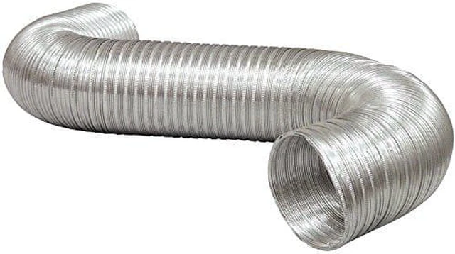 Alt view image 6 of 6 - Deflecto A038/16-A Semi-Rigid Aluminum Duct (3 x 8ft)