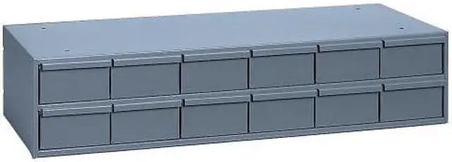Alt view image 6 of 6 - DURHAM MFG 013-95 Drawer Bin Cabinet, 11-5/8 In. D, Gray