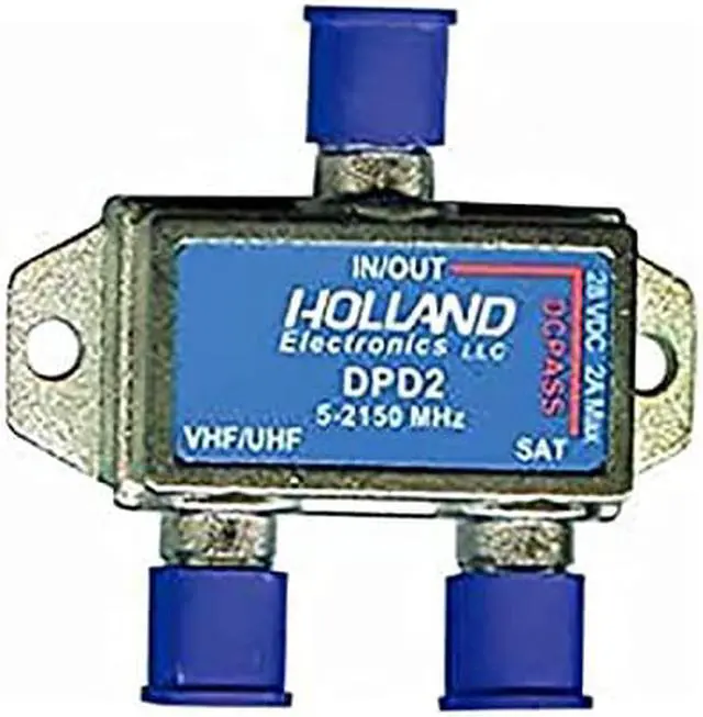 Alt view image 2 of 2 - HOLLAND DIPLEXER COMBINER / 5-2150MHZ DPD2 28V 2A MAX / SATELLITE / FTA / NEW!