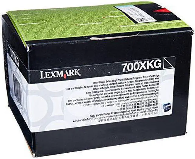 Alt view image 7 of 9 - Lexmark 70C0XKG TAA Extra High Yield Return Program Toner Cartridge - Black