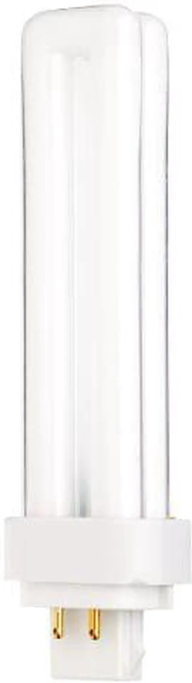 Alt view image 4 of 4 - Satco S8334 18W Quad Tube 4-Pin G24Q-2 Plug-In base 3000K fluorescent bulb