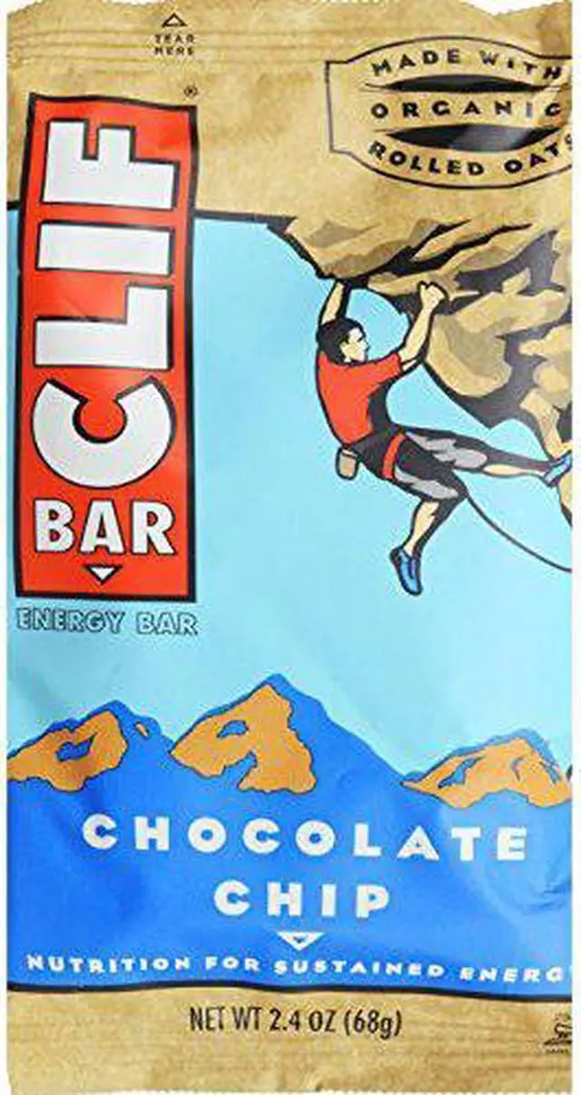 Alt view image 13 of 19 - CLIF Bar Energy Bar Chocolate Chip 2.4oz 12/Box 160004