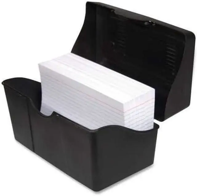 Alt view image 4 of 4 - Advantus Corp. AVT45002 Index Card Holders- 4in.x6in.- Black