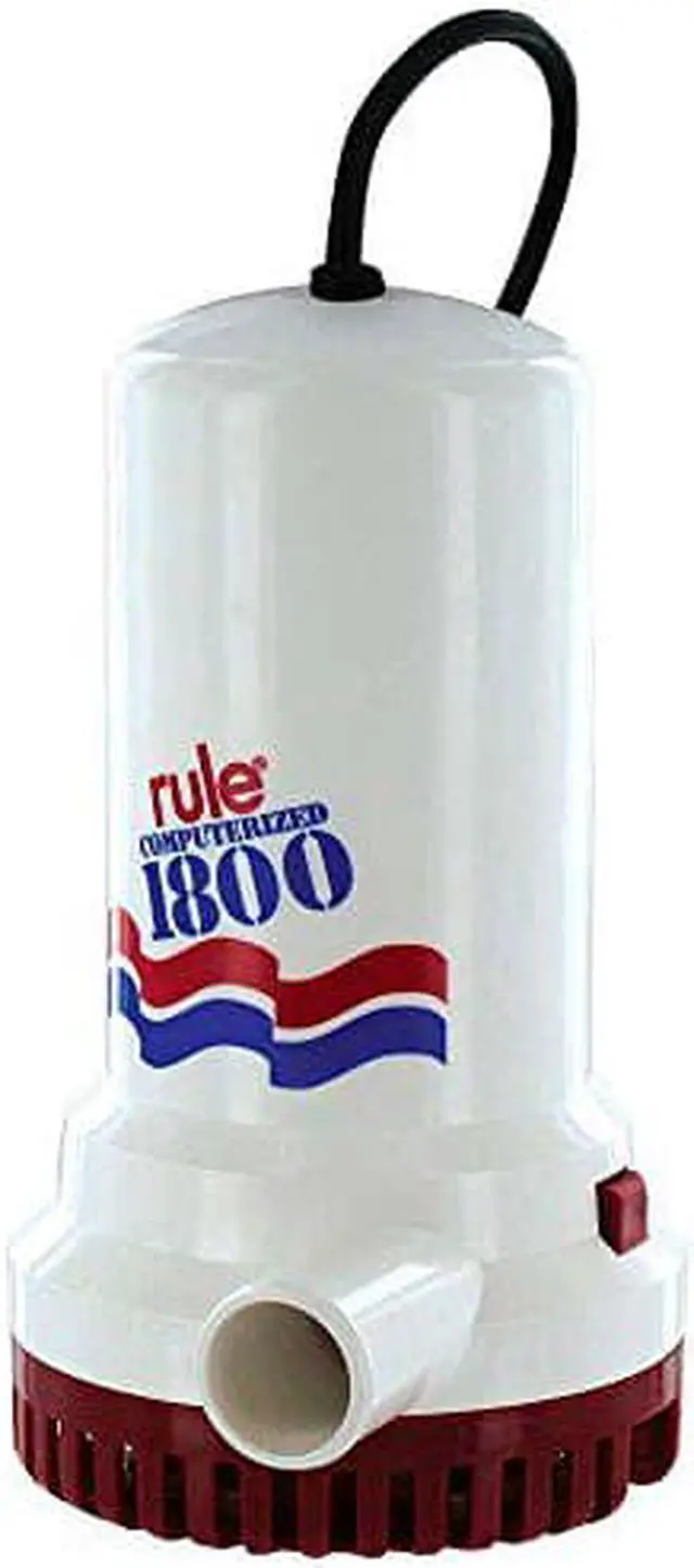 Alt view image 7 of 9 - Rule Plug-In Utility Pump,  HP 1/4,  Body Material Valox,  Max. Head 15.0 ft.