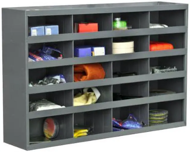 Alt view image 4 of 4 - DURHAM MFG 394-95 Prime Cold Rolled Steel Pigeonhole Bin Unit , 8 1/2 in D x