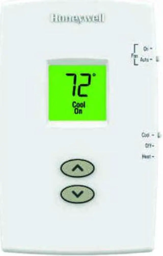 Alt view image 7 of 7 - Honeywell TH1110DV1009/U - PRO 1000 Vertical Non-Programmable Thermostat 1 Heat/1 Cool