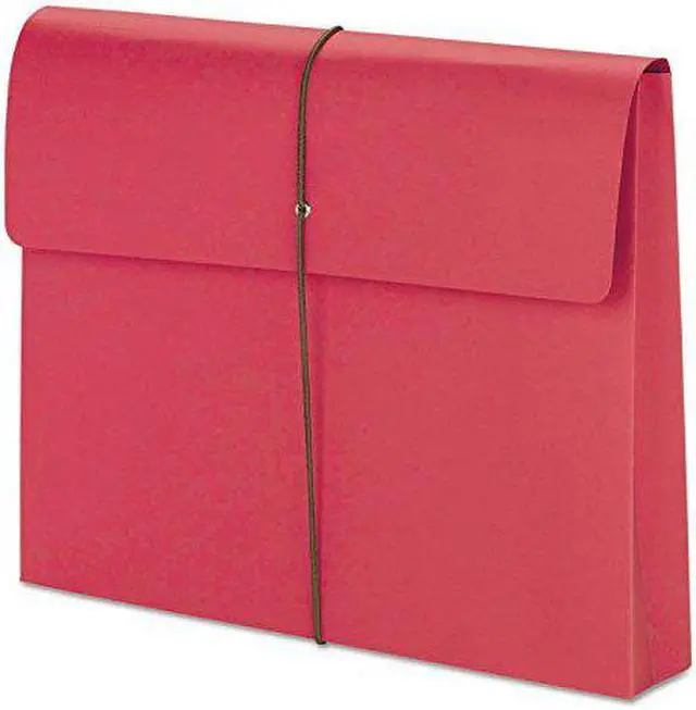 Alt view image 12 of 13 - Smead 2" Exp Wallet with String Letter Red 10/BX 77205