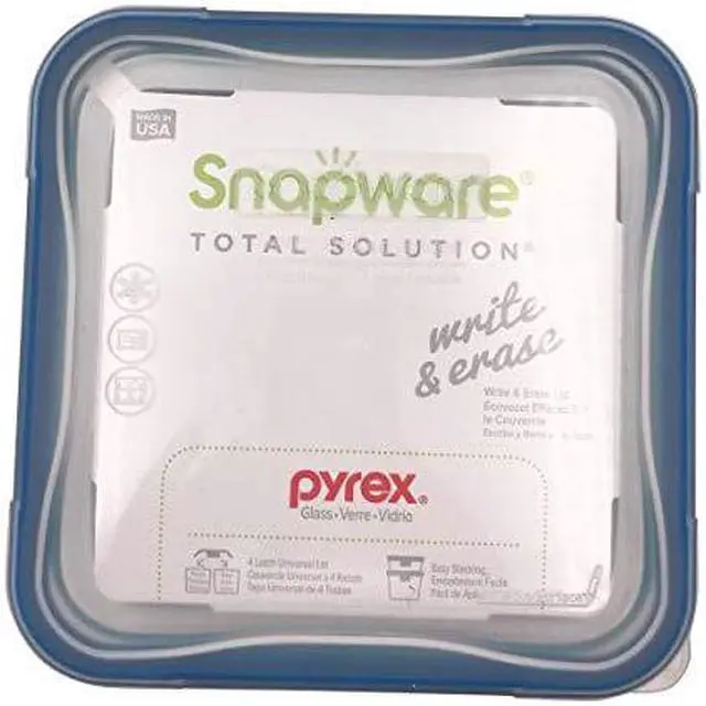 Alt view image 2 of 2 - Snapware Total Solution 4-Cup Square Pyrex Glass Storage Container with Lid