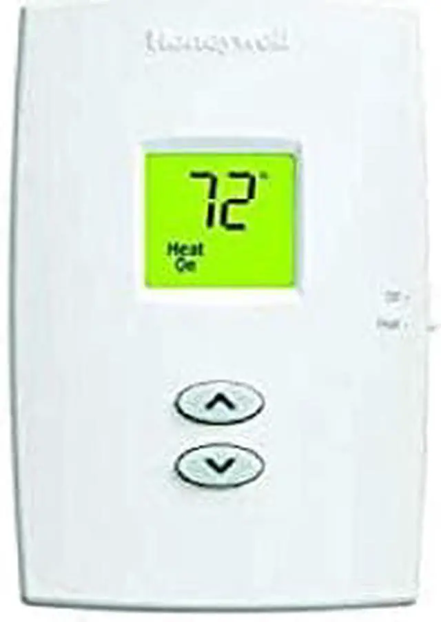 Alt view image 6 of 6 - Honeywell - TH1100DV1000 - PRO 1000 Non-Programmable Vertical Thermostat Heat Only