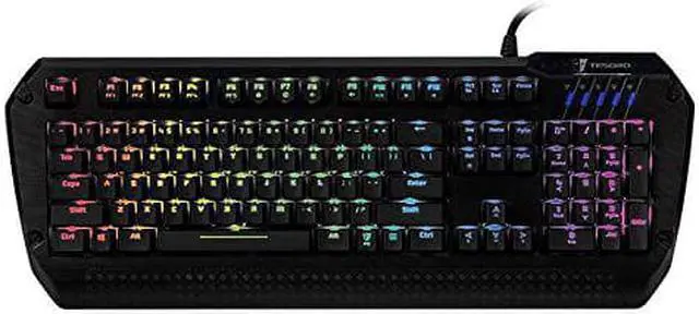 Alt view image 8 of 8 - Tesoro TS-G5SFL BL Lobera Spectrum Blue Switch Single Key Full Color RGB Backlit Illuminated Mechanical Gaming Keyboard