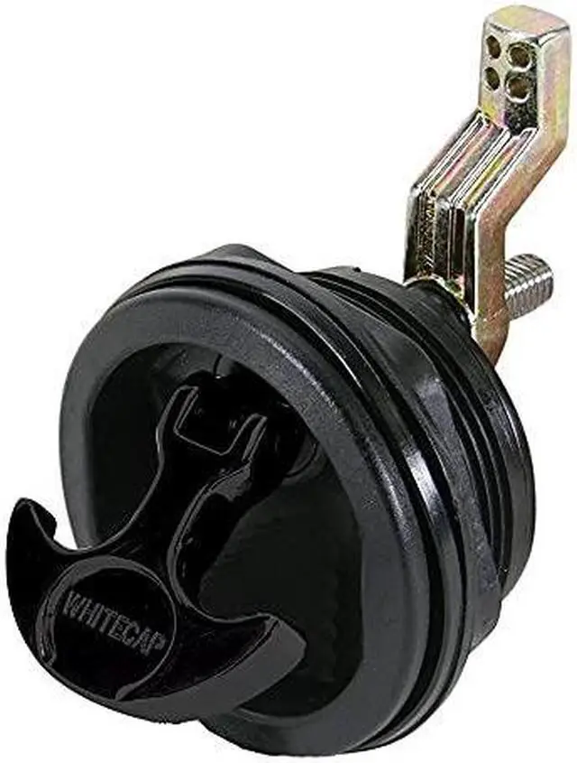 Alt view image 5 of 6 - WHITECAP T-HANDLE LATCH BLACK/BLACK NYLON NON LOCKING