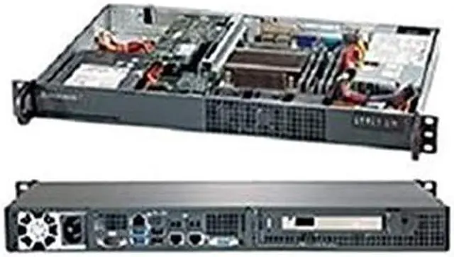 Alt view image 3 of 3 - Supermicro CSE-510-203B 1U 200W Chassis
