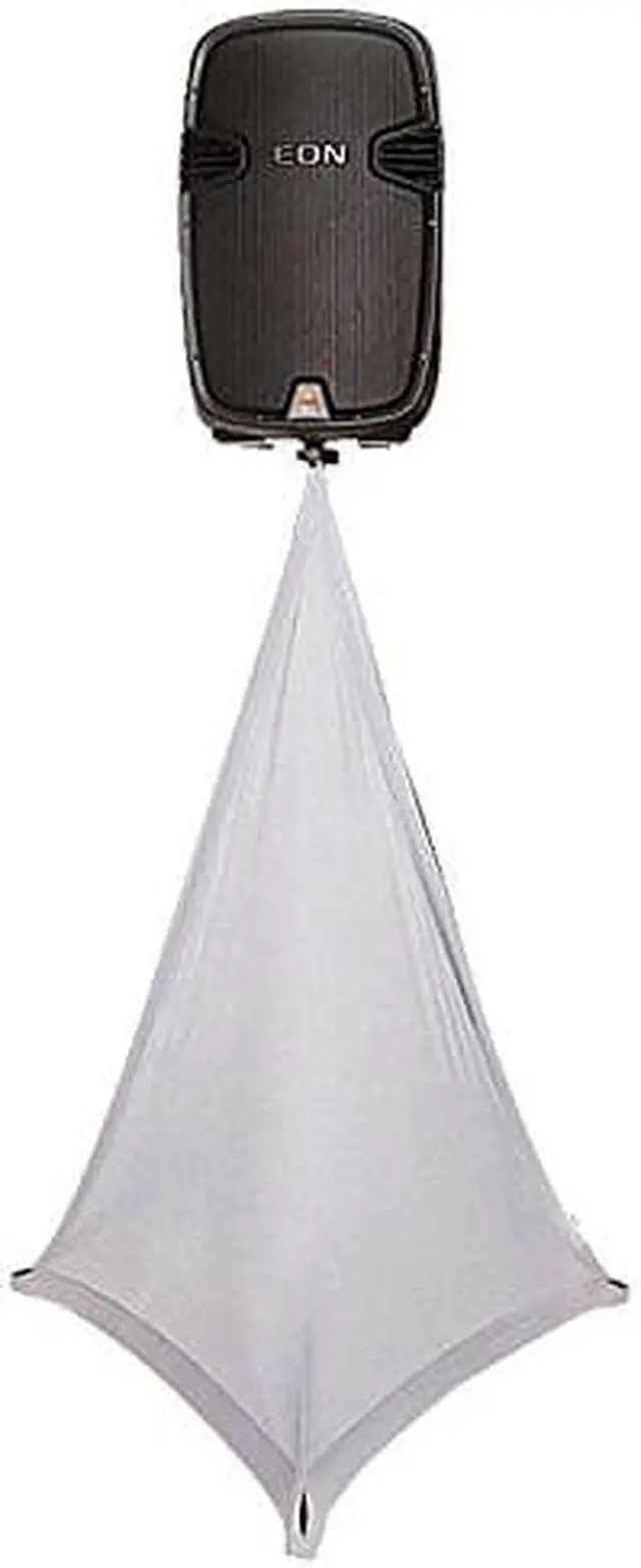 Main image of Scrim King Double Sided Speaker Stand Scrim, White