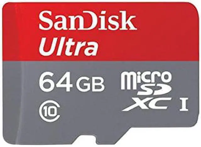 Alt view image 4 of 4 - SanDisk Ultra 64GB MicroSDXC Class 10 UHS Memory Card Speed Up To 30MB/s With Adapter - SDSDQUA-064G-U46A [Old Version]