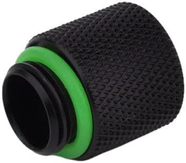 Alt view image 9 of 9 - Bitspower G1/4" Male to Female Extender Fitting, 15mm, Matte Black