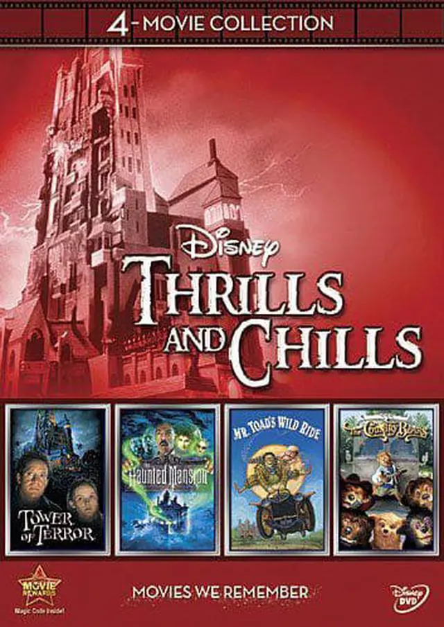 Alt view image 3 of 3 - BUENA VISTA HOME VIDEO HAUNTED MANSION/TOWER OF TERROR/MR TOADS/COUNTRY BEARS (DVD/4PK) D110309D
