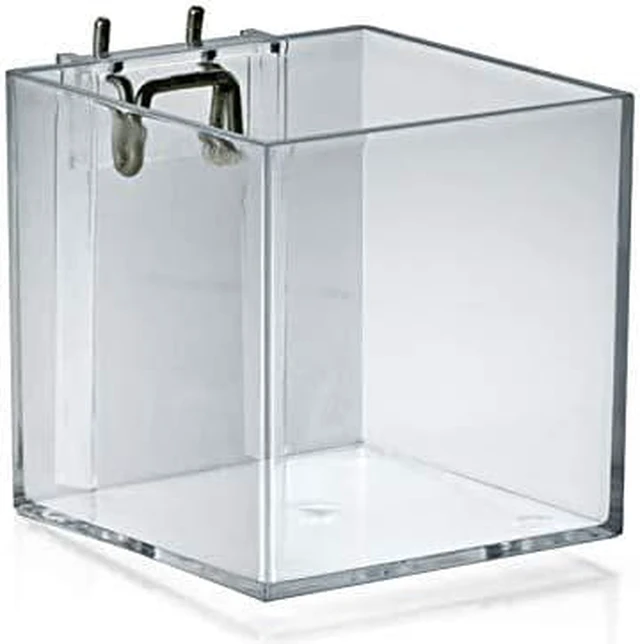 Alt view image 4 of 4 - AZAR DISPLAYS 256105 4" Cube Bin for Pegboard or Slatwall, PK4