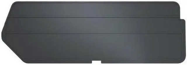 Alt view image 3 of 3 - AKRO-MILS 40224 Plastic Divider, Black, 10 13/32 in L, 3 1/2 in H, 6 PK