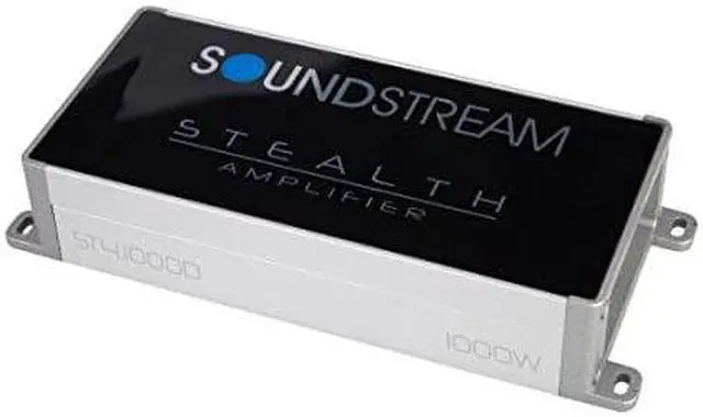 Alt view image 14 of 14 - Soundstream ST4.1000DB  Stealth Series 1,000w Class D 4ch. Amplifier
