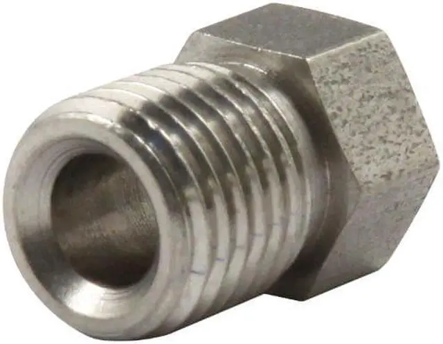 Main image of Allstar ALL50111 3/8-24 Stainless Inverted Flare Nut for 3/16" Brake Line, (Pack of 10)