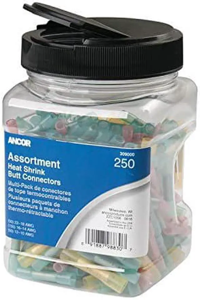 Alt view image 6 of 8 - ANCOR HEAT SHRINK BUTT CONNECTOR MULTI PACK 250 PK