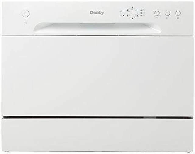 Alt view image 8 of 13 - Danby DDW621WDB 6 Place Setting Countertop Dishwasher in White