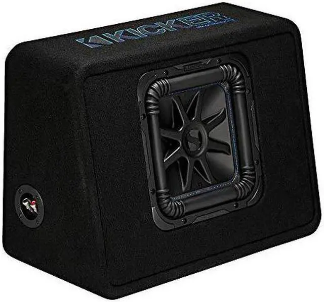 Alt view image 16 of 16 - Kicker TL7S102 L7S 10" Subwoofer in Thin-Profile Enclosure 2-Ohm