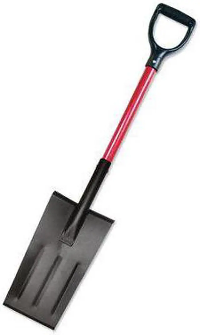 Alt view image 5 of 6 - BULLY Tools 82500 Edging and Planting Spade 13 in L x 7-1/2 in W Blade Fiberglass Handle