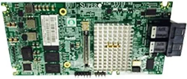 Alt view image 8 of 10 - Supermicro - AOM-S3108M-H8 - Supermicro Low Profile 12Gb/s Eight-Port SAS Internal RAID Adapter - 12Gb/s SAS - PCI