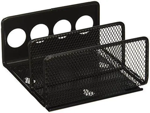 Alt view image 5 of 8 - Safco 3611BL Onyx Steel Mesh Marker Holder with Shelf, Black