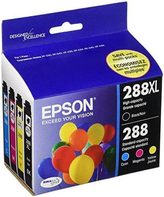 Alt view image 4 of 6 - EPSON AMERICA T288XLBCS T288 Ultra XL Blk Color Combo