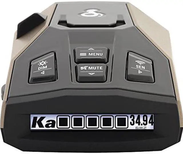 Main image of Cobra RAD 450 Laser Radar Detector: Long Range, False Alert Filter, Voice Alert & OLED Display, Black, RAD450