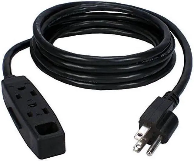 Alt view image 10 of 10 - QVS PC3PX-06 6FT 3OUT 3PRONG