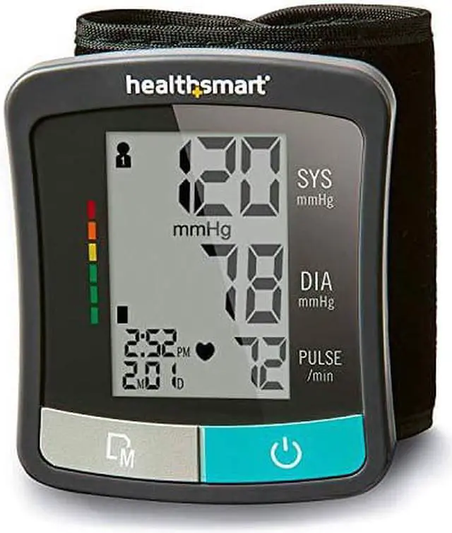 Alt view image 4 of 4 - HEALTHSMART 04-810-001 Blood Pressure Monitor,Wrist,0.24 lb.