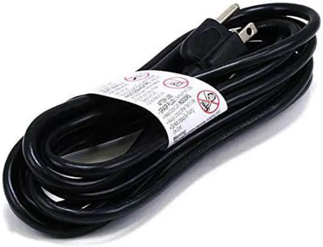 Alt view image 9 of 10 - Monoprice 10ft 18AWG Power Cord Cable w/ 3 Conductor PC Power Connector Socket, 10A (NEMA 5-15P to IEC-320-C13)