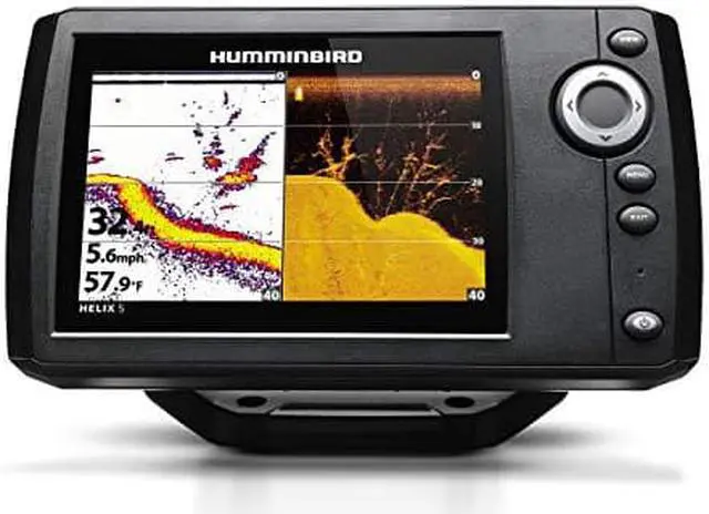 Alt view image 14 of 15 - Humminbird Helix 5 DI G2 DualBeam sonar Plus Fishfinder w/ Transducer 410200-1