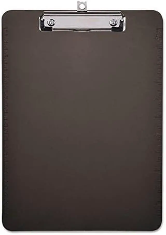 Alt view image 3 of 4 - Universal 40311 Plastic Clipboard With Low Profile Clip, 1/2 Inch Cap, 8 1/2 X 11, Translucent Black