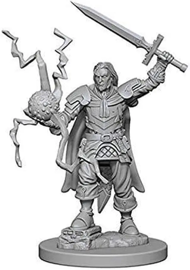Main image of NECA Deep Cuts Unpainted Miniatures: Human Male Cleric