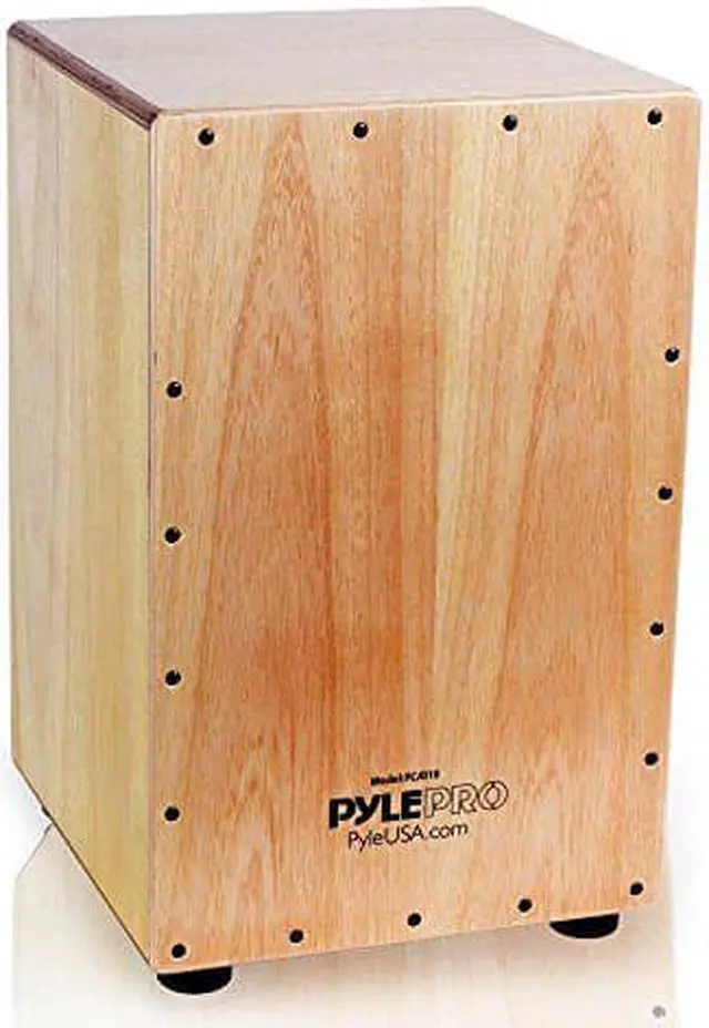 Alt view image 8 of 8 - Pyle PCJD18 Wooden Cajon Percussion Box