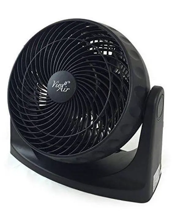 Alt view image 5 of 11 - Vie Air 8" High Velocity Wall Mountable Turbo Desk and Floor Fan