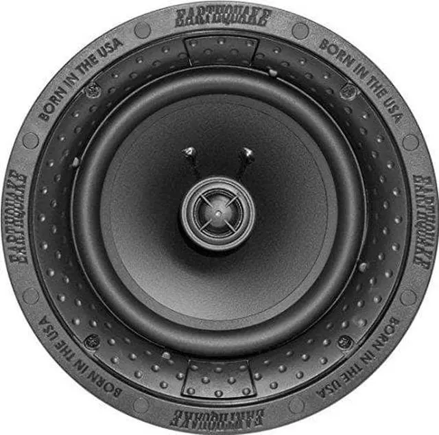 Alt view image 7 of 7 - Earthquake Sound R800 8" In Ceiling Speakers(pair) with Magnetic Paintable Grill