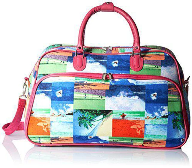 Alt view image 3 of 3 - World Traveler Value Series Summer 21-Inch Carry-On Duffel Bag - Surf