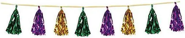 Main image of Beistle Metallic Tassel Garland